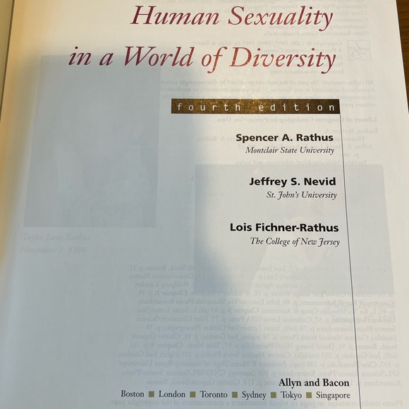 Human Sexuality 4th Edition - Picture 2 of 5